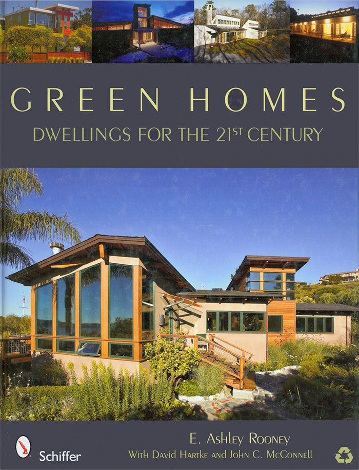 Modern Home Book cover with big windows in a desert environment